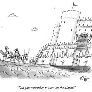 A King And Queen Sit On Horses Outside Of A Large by Christopher Weyant A King And Queen Sit On Horses Outside Of A Large by Christopher Weyant