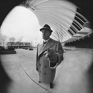 A Model Wearing A Worumbo Camel Hair by Chadwick Hall