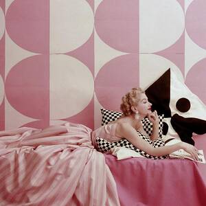 A Portrait Of Lisa Fonssagrives Lying by Richard Rutledge