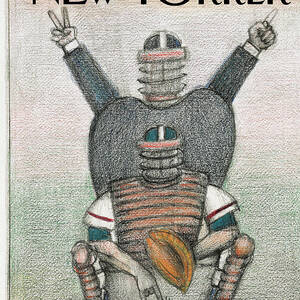 Baseball by Saul Steinberg