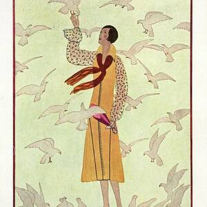 A Vogue Magazine Cover From 1926 by Andre E. Marty A Vogue Magazine Cover From 1926 by Andre E. Marty