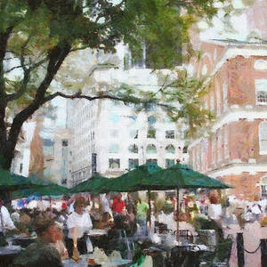 Afternoon at Faneuil Hall by Jeffrey Kolker