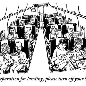 An Airplane Is Seen Full Of Passengers Holding by Ward Sutton An Airplane Is Seen Full Of Passengers Holding by Ward Sutton