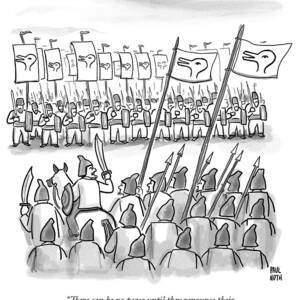 An Army Lines Up For Battle by Paul Noth
