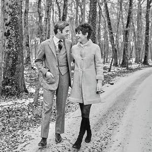 Audrey Hepburn And Dr. Andrea Mario Dotti by Henry Clarke Audrey Hepburn And Dr. Andrea Mario Dotti by Henry Clarke