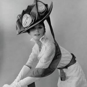 Audrey Hepburn In Costume For My Fair Lady by Cecil Beaton