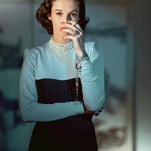 Babe Paley Wearing A Traina-norell Dress by Horst P. Horst Babe Paley Wearing A Traina-norell Dress by Horst P. Horst