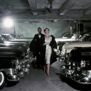 Barbara Mullen With Cars by John Rawlings