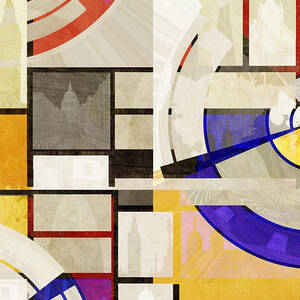 Bauhaus Rectangle TWO by BFA Prints