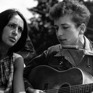 Bob Dylan and Joan Baez by Georgia Clare Bob Dylan and Joan Baez by Georgia Clare