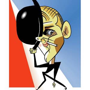 Bob Fosse by Tom Bachtell