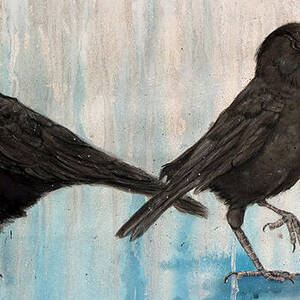 Crow Takes Tea by Marie Stone-van Vuuren Crow Takes Tea by Marie Stone-van Vuuren