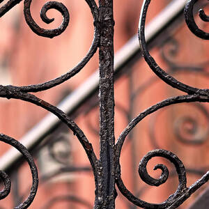 Chelsea Wrought Iron Abstract by Rona Black Chelsea Wrought Iron Abstract by Rona Black