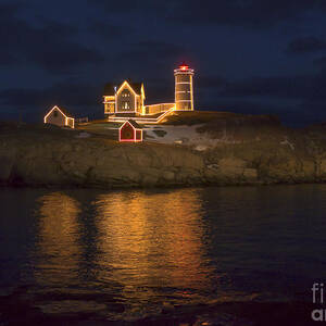 Christmas at the Nubble by Steven Ralser