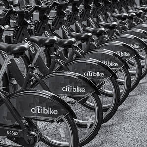 Citi Bikes BW by Susan Candelario