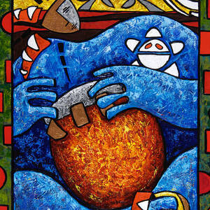 Conga on Fire by Oscar Ortiz