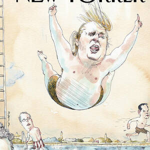 Belly Flop by Barry Blitt