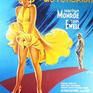 French Seven Year Itch Marilyn Monroe by Georgia Clare