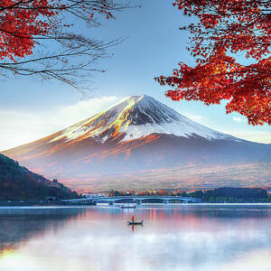 Fuji Mountain In Autumn by Doctoregg