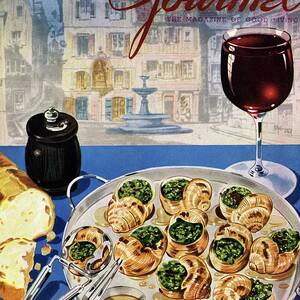 Gourmet Cover Illustration Of A Platter by Henry Stahlhut