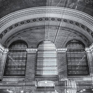 Grand Central Station BW by Susan Candelario