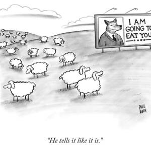 He Tells It Like It Is by Paul Noth