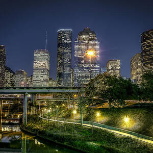 Houston on the Bayou by David Morefield Houston on the Bayou by David Morefield