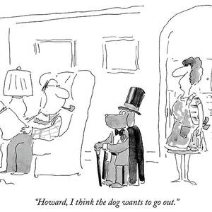 Howard, I Think The Dog Wants To Go Out by Arnie Levin