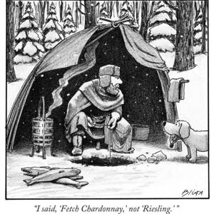 I Said, 'fetch Chardonnay,' Not 'riesling.' by Harry Bliss