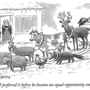 I Think I Preferred It Before He Became An by Mort Gerberg