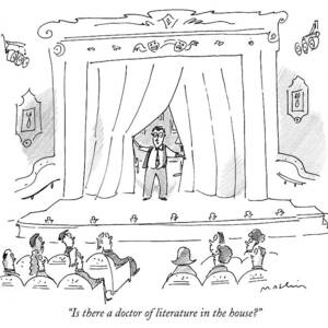 Is There A Doctor Of Literature In The House? by Michael Maslin