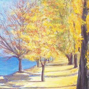 Lake Explanade Queenstown NZ by Jane See