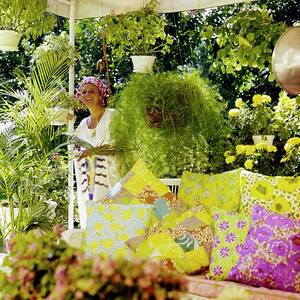 Lilly Pulitzer In Her Garden by Horst P. Horst