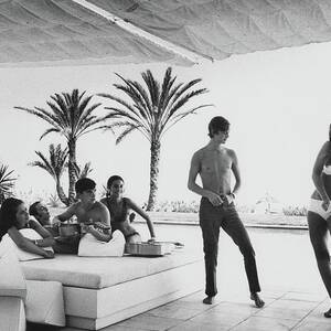 Luis And Alvaro Figuerroa With Friends by Henry Clarke