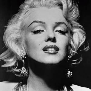 Marilyn Monroe Black and White by Georgia Clare Marilyn Monroe Black and White by Georgia Clare