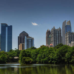 Midtown Atlanta Skyline by Georgia Clare
