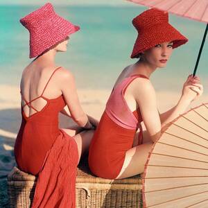Models At A Beach by Louise Dahl-Wolfe Models At A Beach by Louise Dahl-Wolfe