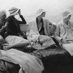 Models On A Yacht by Edward Steichen