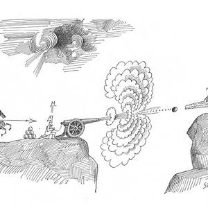 New Yorker April 10th, 1965 by Saul Steinberg