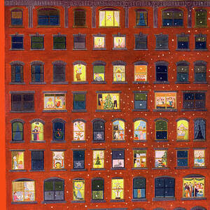 New Yorker December 26, 1953 by Ilonka Karasz New Yorker December 26, 1953 by Ilonka Karasz