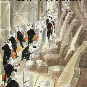 New Yorker January 28th, 1985 by Jean-Jacques Sempe
