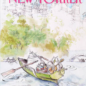 New Yorker July 27th, 1992 by Ronald Searle