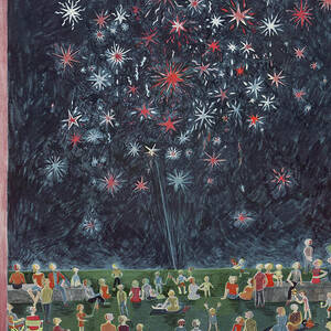 New Yorker July 6th, 1957 by Ilonka Karasz