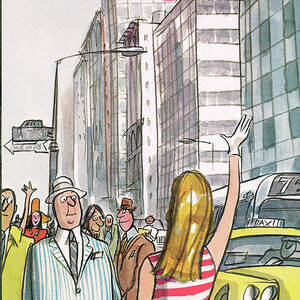 New Yorker July 8th, 1972 by Charles Saxon