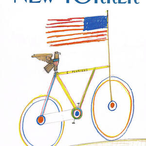 New Yorker July 8th, 1985 by Saul Steinberg