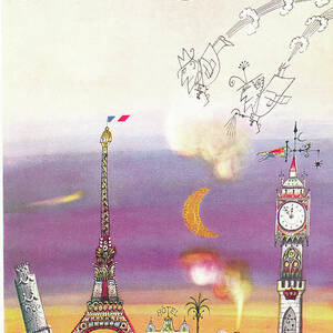 New Yorker June 10th, 1961 by Saul Steinberg New Yorker June 10th, 1961 by Saul Steinberg
