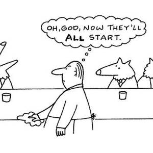 New Yorker March 17th, 1997 by Charles Barsotti New Yorker March 17th, 1997 by Charles Barsotti