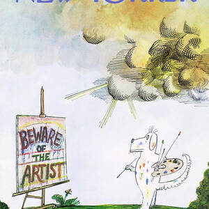 New Yorker March 27th, 1971 by Saul Steinberg New Yorker March 27th, 1971 by Saul Steinberg