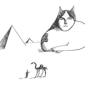 New Yorker October 17th, 1964 by Saul Steinberg