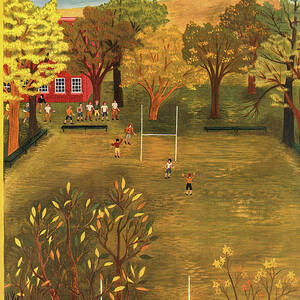 New Yorker October 4th, 1952 by Ilonka Karasz New Yorker October 4th, 1952 by Ilonka Karasz